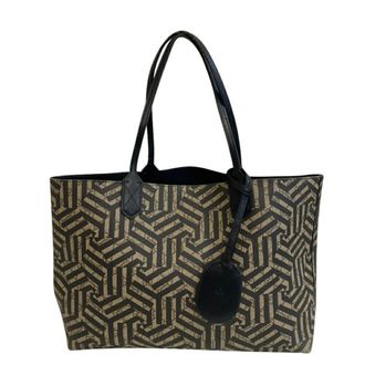 Gucci Black Brown Gg Supreme Canvas Tote Bag (Pre-Owned)