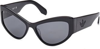 adidas OR0089 01A Womens Sunglasses Black Size 57