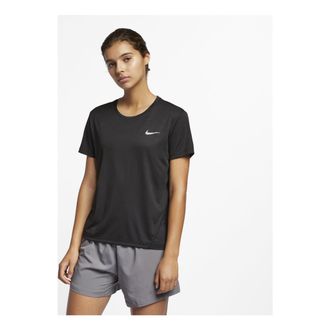 Nike (WMNS) Nike Dri-FIT Sports Training Quick Dry Breathable Round Neck Short Sleeve Black T-Shirt AJ8122-010