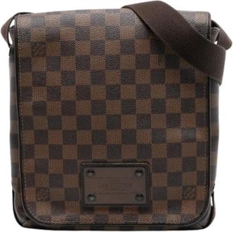 Louis Vuitton Pre-owned Cross Body Bags, female, Brown, Size: ONE SIZE Pre-owned Brooklyn PM