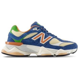 New Balance Mens 9060 - Running Shoes Blue/Orange/Green Size 10.0