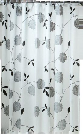 No Brand Cortina De Ducha Antimoho, Cortinas De Ducha, Incluye Anillas, Cortina De Ba&ntilde;o, Cortina De Ducha, Impermeable, Peva, Cortina De Ducha, 240x200 Cm