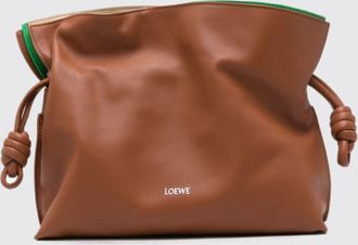 Loewe Flamenco Smooth Calfskin Clutch with Removable Shoulder Strap