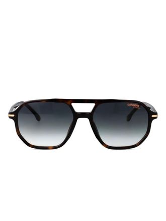 Carrera geometric-frame sunglasses - Brown