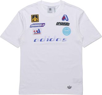 adidas originals MENS TGP SS Casual Sports Crew Neck Short Sleeve White HA4742