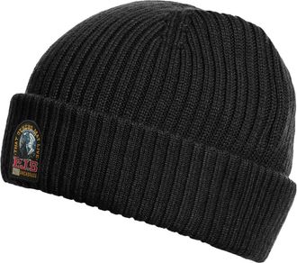 Parajumpers Matio Beanie - Heren - Accessoires - Zwart - Maat: L/Xl Zijde