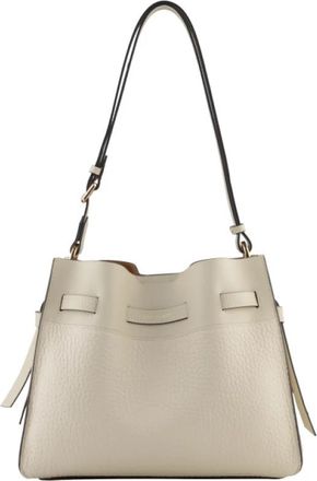 Pourchet Blossom Schoudertas - Dames - Schoudertassen - Beige - ONE Size - Leer - Tassen