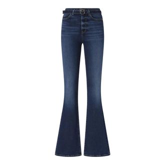 Pinko Flare Jeans, female, Blue, W30, Flora Flare Jeans