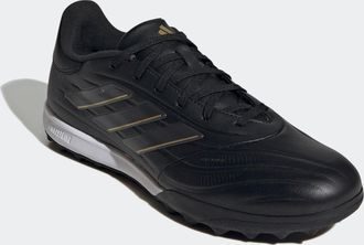 adidas Fussballschuh ADIDAS PERFORMANCE COPA PURE 2 LEAGUE TF, Gr. 39, schwarz (core schwarz, carbon, gold metallic), Leder, Synthetik, Schuhe Fussballschuh