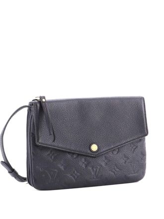 Louis Vuitton Twice Handbag Monogram Empreinte Leather crossbody bag - Nero