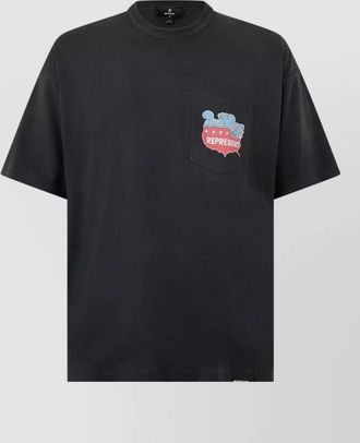 Represent cotton hemp graphic short-sleeve t-shirt