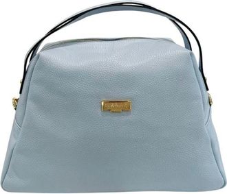 Baldinini Blue Cowhide Clutch Womens Bag