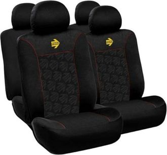 OEM Funda De Asiento - Momo - Young - Negro/rojo - Poli&eacute;ster - Universales