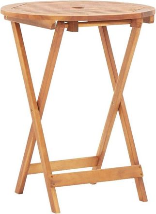 vidaXL Folding Garden Table 60x75 cm Solid Acacia Wood Vidaxl