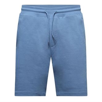 HUGO BOSS Hugo Diz222 herenshorts van katoenen badstof met logo in blauw