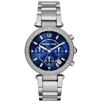 Michael Kors Elegante Dames Quartz Roestvrij Stalen Horloge - Dames - Horloges - Grijs - ONE Size - Accessoires