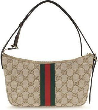 Gucci Lunetta Shoulder Bag Beige