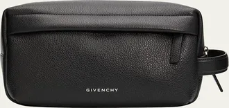 Givenchy Mens U Backpack Toiletry Bag in Grained Leather