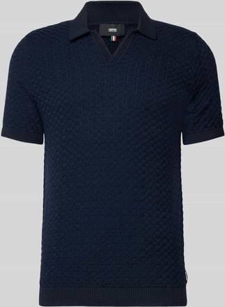 Cinque Regular Fit Strick-Poloshirt Modell TONO in Marine, Gr&ouml;&szlig;e XXL