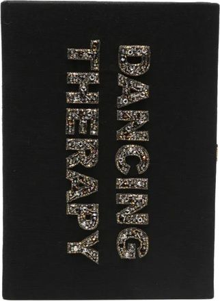 Olympia Le-Tan Dancing Therapy embellished mini ba - women - Fabric/Brass - One Size - Black