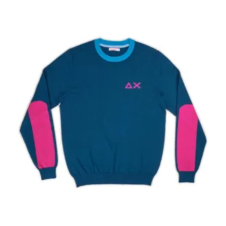 Sun 68 Heren, Truien, Blauw, Maat: XL
