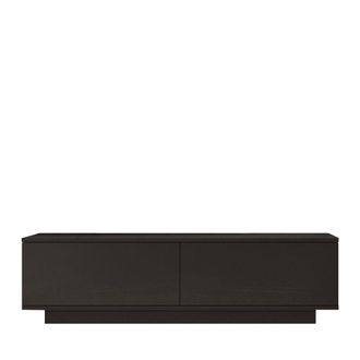 DRAWER Mueble de TV de madera con 2 puertas L140cm - Negro