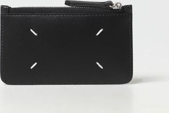 Maison Margiela Portacarte di credito Maison Margiela in pelle a grana