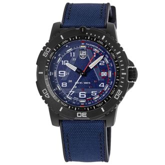 Luminox Ice-Sar Arctic 1080 Series 45mm Blue Dial Rubber & Fabric Strap Mens Watch XL.1083