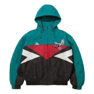 SUPREME x MM6 Maison Margiela Split Stadium Jacket Teal SUP-SS26-108-TEL