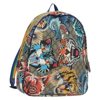 Gucci Zaino Pre-owned in Tela Vintage - - Pre-owned - Donna - Multicolore - ONE SIZE