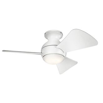 Netlighting Kichler Sola 3 Blade 86cm Ceiling Fan LED Light White Remote Control