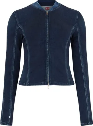 Diesel Jassen, Dames, Blauw, S, Denim, De-Gary-D Jogg Jas