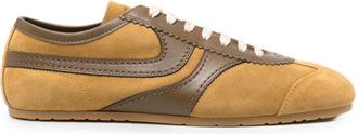 Dries Van Noten Suede And Leather Sneakers With Retro Accents