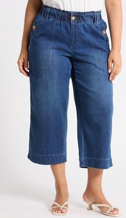 Democracy Wide Leg Crop Jeans in Denim at Nordstrom Rack, Size 16 W