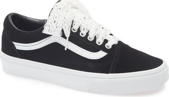 Vans Old Skool Sneaker in Pop Lace Black at Nordstrom, Size 11.5