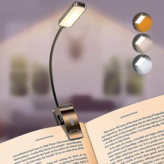 OEM L&aacute;mpara De Lectura Led Con 3 Modos De Protecci&oacute;n Ocular, Brillo Ajustable Y Recargable. - Crezuo