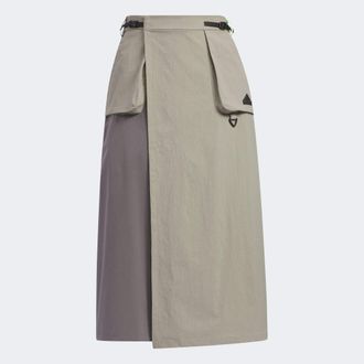 adidas (WMNS) adidas City Escape Cargo Skirt Asia Sizing Grey JE8585