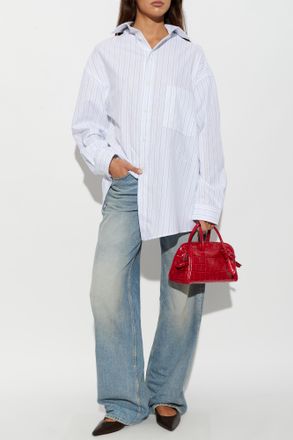 Jacquemus Cotton Shirt Cuadro, Womens, White