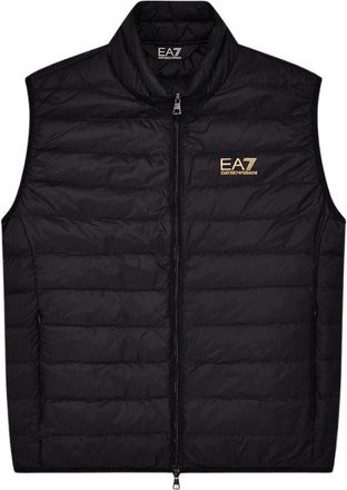 Emporio Armani Core Identity Packable Gilet - Heren - Bodywarmers - Zwart - 2XL - Leer - Jassen