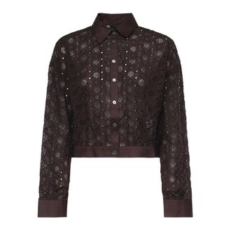 Pinko Shirts, female, Brown, Size: XS Charita Shirt