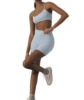 Strut-This Eyelet Short In Baby Blue