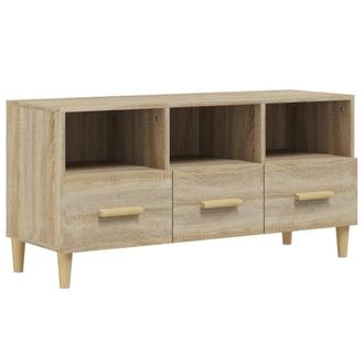 vidaXL Vidaxl - Mueble Para Tv Madera Contrachapada Color Roble 102x36x50 Cm