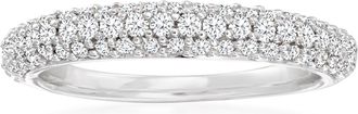 Ross-Simons Diamond Pave Ring in Sterling Silver