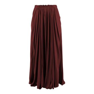 SA SU PHI Maxi Skirts, female, Red, Size: XS Long Cotton-Blend Skirt