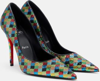 Christian Louboutin Miss Z sequined pumps