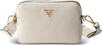 Prada Borsa a spalla in pelle piccola - Bianco