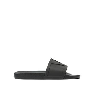 Valentino Garavani Sliders, male, Black, Size: 8 US Black Sandals for Men Coolside Style