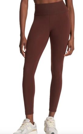 Vuori Clothing Rib Studio Leggings In Mulberry