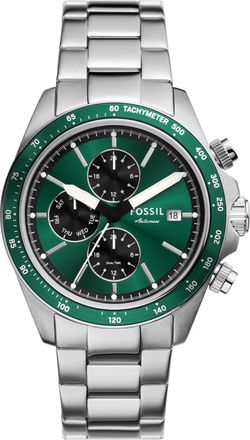 Fossil Mens Autocross Green Dial Watch