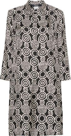 Max Mara Terry silk dress - women - Silk - 36 - Black